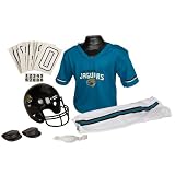 Jacksonville Jaguars Youth NFL Deluxe Helmet and Uniform Set (Medium)