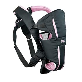 Buy Evenflo Snugli Hug Baby Carrier - Black and Pink by Evenflo now!