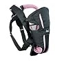 Evenflo Snugli Hug Baby Carrier - Black and Pink