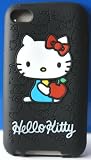 Koolshop Hello Kitty Black Silicone Full Cover Case for iPod Touch iTouch 4 4g 4th generation