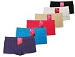 Women's 12-pack Seamless Argyle Self Design Boy Shorts