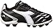 Diadora Capitano MD JR Soccer Shoe (Little Kid/Big Kid), Black/White/Silver, 10 M US Little Kid