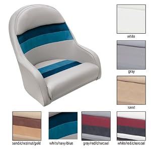 Toonmate Deluxe Pontoon Bucket-Style Captain Seat by