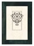 Malden International Designs Teal Burlwood Veneer Frame, 4-Inch by 6-Inch