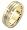 14 Karat Yellow Gold and Titanium Designer Diamond Baguette Wedding Band - 12.5