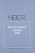 NBER Macroeconomics Annual 2006 (NBER Macroeconomics Annual)