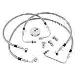 Biker's Choice Front D.O.T. Brake Line Kit Harley-Davidson Electra-Glide Classic FLHTC/I Electra-Glide Standard FLHT/I Electra-Glide Ultra Classic FLHT/C/U Electra-Glide Ultra Classic FLHT/C/U/I Street Glide FLHX