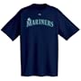 Seattle Mariners Official Wordmark Short Sleeve T-Shirt (X-Large)