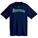 Seattle Mariners Official Wordmark Short Sleeve T-Shirt (Small)