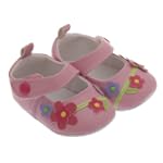 Chaussures � motifs fleurs pour b�b�...