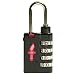 Safe Skies Global 4 Dial Midnight Black TSA Accepted Lock