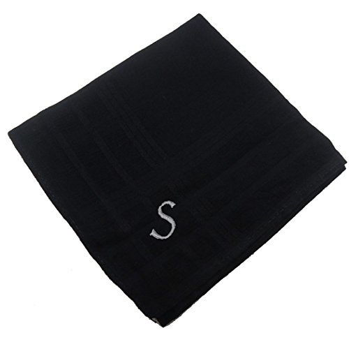 OWM Handkerchief Cotton Embroidered Custom Initial Monogram