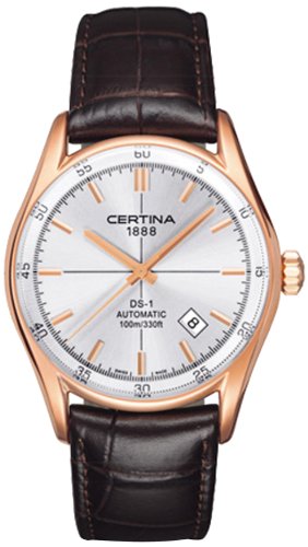 Certina C006.407.36.031.00 - Reloj de automático para hombre, con correa de cuero, color negro Certina C006.407.36.031.00 - Reloj de automático para hombre, con correa de cuero, color negro