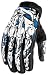 ICON SUB-DERMAL BLUE/WHITE GLOVES! LARGE/LG