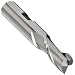 YG-1 E2030 Cobalt Steel Square Nose End Mills, Inch, Weldon Shank, Uncoated (Bright) Finish, 30 Degree Helix, For Use With Steel/Steel Alloys
