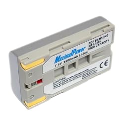 Maximal Power DB SAM SB-L160 Replacement Battery for Samsung Digital Camera/Camcorder (Silver)