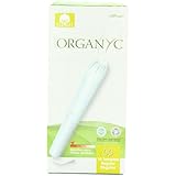ORGANYC Hypoallergenic 100% Organic Cotton Internal Tampons with Applicator, REGULAR, 16-count Box