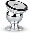 Car Mount,Marsboy Rotatable Flexible Mini 360 Degree Rotation One Step Mounting Magnetic Car Mount Holder for iPhone 6/6S and Android Cellphones