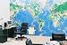 World Wall Paper Map 9' x 13' Laminated