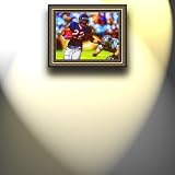 Completely Handpainted American Football Sport Painting, Custom Order FL6569, Oil on Canvas, with Option to Paint Jerry, Brett & Co. from Any Other Favorite Photograph or Picture, Unframed, Size 25'' x 33" inches