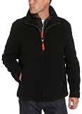 Marc New York Mens Wool Stand Collar Open Bottom Jacket