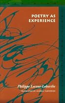 Poetry as Experience (Meridian: Crossing Aesthetics)