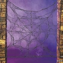 DELUXE COBWEBS - HUGE 6 FOOT CLOTH SPIDER CREEPY CLOTH WEB - GREAT HALLOWEEN DECOR!