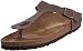 Birkenstock Gizeh Birko-Flor, Infradito unisex, Marrone (Mocca Nubuk), 45 (Normale)
