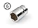 TEKTON 1/2 Inch Drive x 19 mm 6-Point Socket | 14294