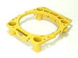 Rubbermaid FG9W8700 Polypropylene Brute Rim Caddy for Container, 32.5 Length x 26.5 Width x 6.75 Height, Yellow