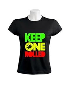 Keep one Rolled Black X-Large Women T-Shirt