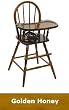 Rochelle Windsor Wooden High Chair Finish: Golden Honey