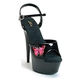 Ellie Shoes Ladies 609-BUTTERFLY 6 Platform Sandal, Available in 2 Colors by Butterfly