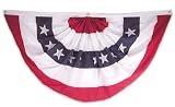 3ft x 6ft Sewn Polyester Pleated Fan - Online Stores Brand