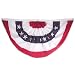 3ft x 6ft Sewn Polyester Pleated Fan - Online Stores Brand