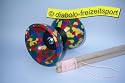 Diabolo Harlekin Medium 4-farbig(Inkl. Stäbe/Schnur)