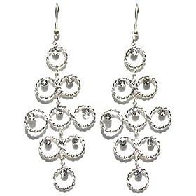 Full Circle Crystal Chandelier Earrings