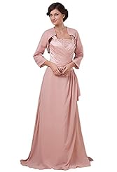 Floor Length Spaghetti Strap Chiffon Mother-of-the-Bride Dress/Prom Dress 