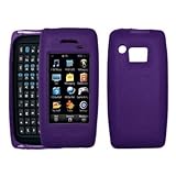 Premium Purple Soft Silicone Gel Skin Cover Case for Samsung Impression A87 ....