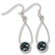 San Jose Sharks French Loop Earrings