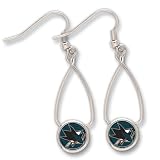 San Jose Sharks French Loop Earrings