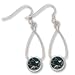 San Jose Sharks French Loop Earrings