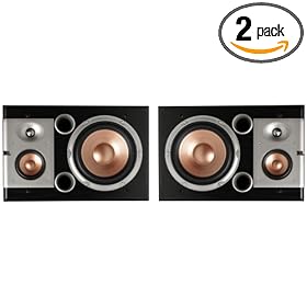JBL S38 3-Way Bookshelf Speakers (Black)