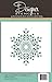 Retro Snowflake Cookie and Craft Stencil CM042 by Designer Stencils