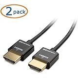 Cable Matters (2-Pack) Ultra-Slim HDMI Cables 3D & 4K Rated with Ethernet - 3 Feet