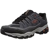 Skechers Sport Men's Afterburn Memory-Foam Lace-Up Sneaker