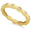 1/4ct Round Diamond Band&nbsp;in 14k Yellow Gold (HI/I1)