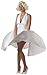 Marilyn Monroe Deluxe White Halter Dress Costume