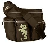 Diaper Dude Dragon Diaper Bag - Black by Diaper Dude