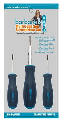 Barbara K! BK07916 3-Piece Multi Function Screwdriver Seta